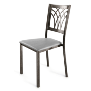 metal upholstered chair