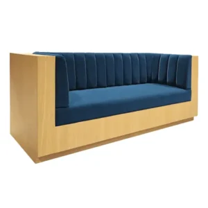 designer wide banquette