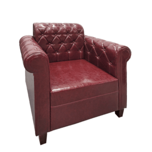 tufted lounge chair