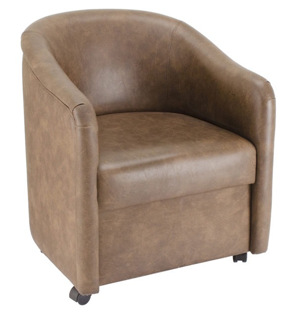 barrel lounge chair
