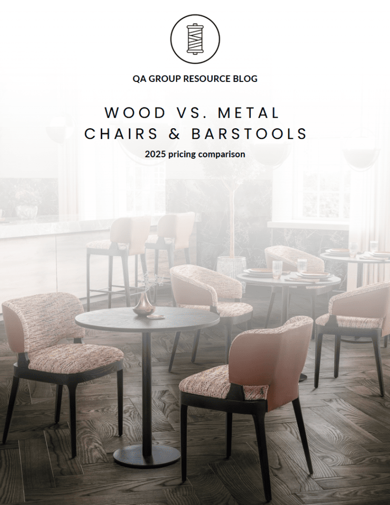 Wood vs. Metal Chairs & Barstools: 2025 Pricing Comparison